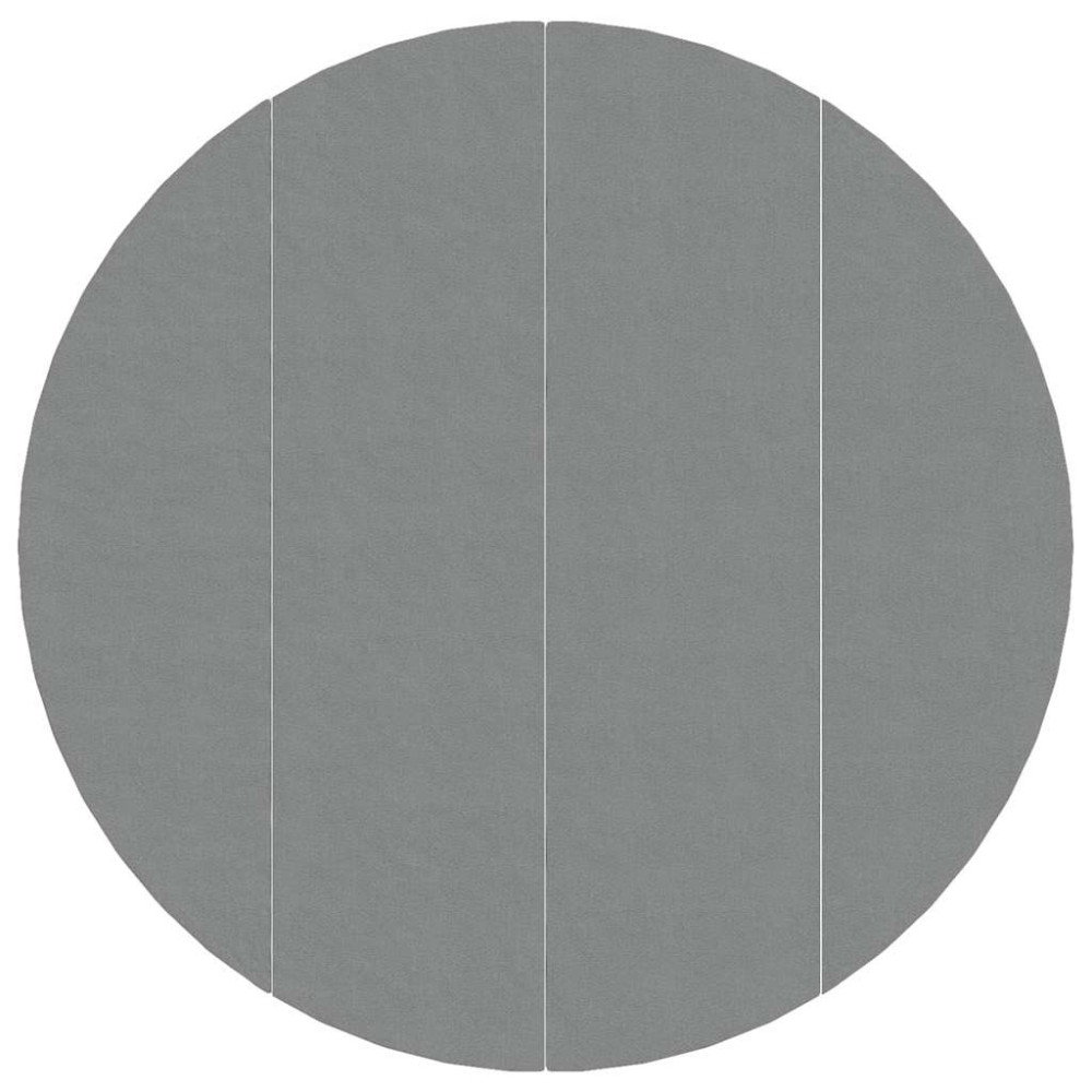 Produktbild för Bottenmatta ljusgrå Ø500 cm polyester geotextil