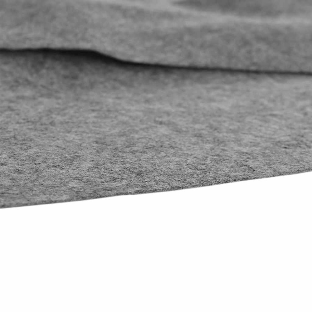 Produktbild för Bottenmatta ljusgrå Ø500 cm polyester geotextil
