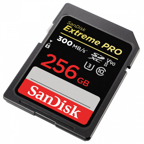 SANDISK SDXC Extreme Pro 256GB 300MB/s UHS-II V90