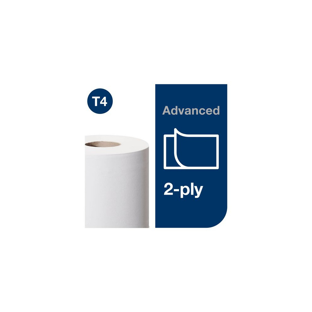 Produktbild för Toalettpapper TORK Adv T4 2-lag 24/fp