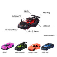 Miniatyr av produktbild för Light Racer 5-Pack Bilar Presentförpackning