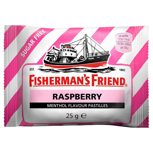 FISHERMAN'S Raspberry Sockerfri 25 g