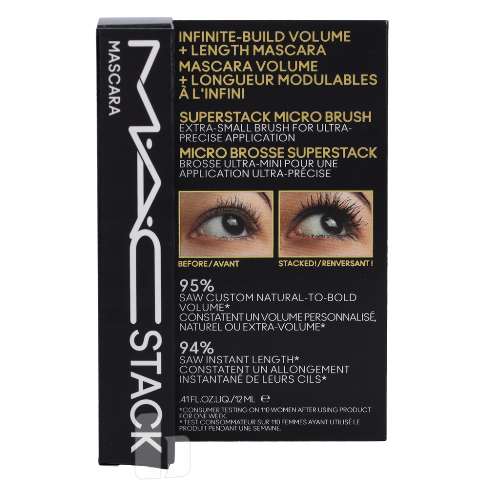 Produktbild för MAC Stack Micro Mascara 12 ml Dam