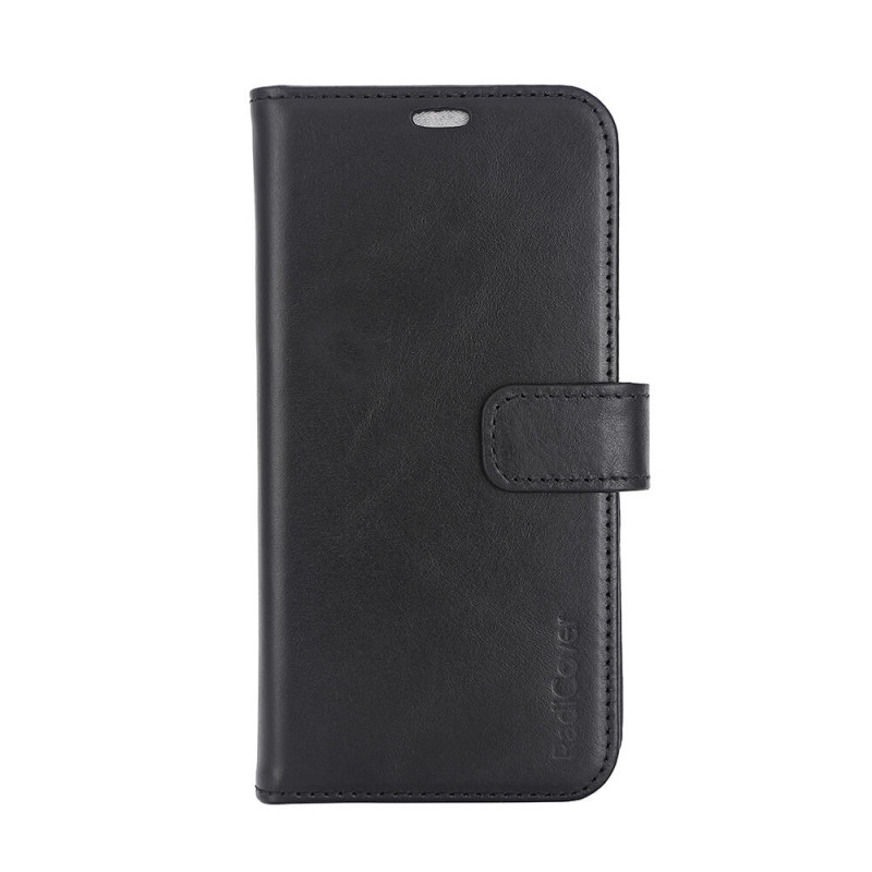 Produktbild för 2in1 Anti Radiation RFID 3 card MagS iPhone 15 Black Leather