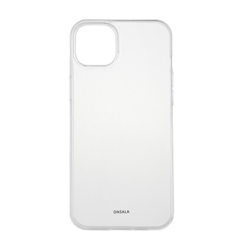 ONSALA Back Recycled Clear Case TPU iPhone 15 Plus Clear