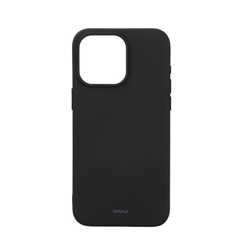Produktbild för Back Sil Touch Recycled MagSerie iPhone 15 Pro Max Black