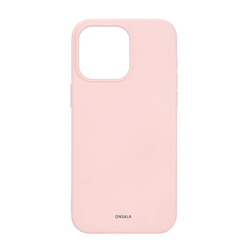 ONSALA Back Sil Touch Recycled MagSerie iPhone 15 Pro Max Chalk Pink