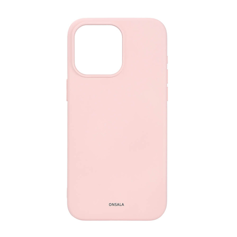 Produktbild för Back Sil Touch Recycled MagSerie iPhone 15 Pro Max Chalk Pink