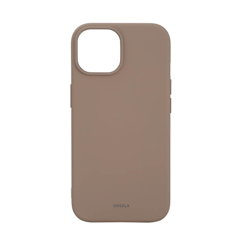 ONSALA Back Sil Touch Recycled MagSerie iPhone 15 Summer sand