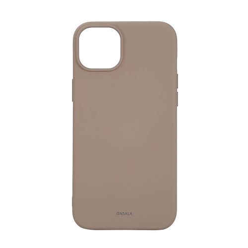 ONSALA Back Sil Touch Recycled MagSerie iPhone 15 Plus Summer Sand