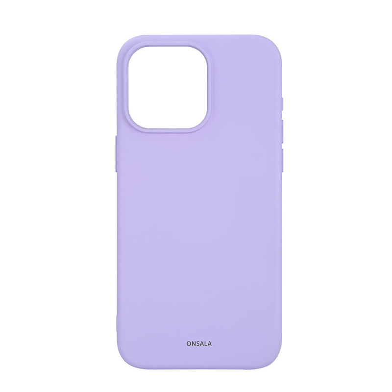 Produktbild för Back Sil Touch Recycled MagSerie iPhone 15 Pro Max Purple
