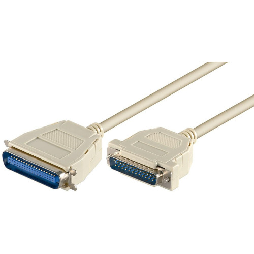 Microconnect Microconnect Parallel DB25-CEN36 2m M/M skrivarkablar Vit