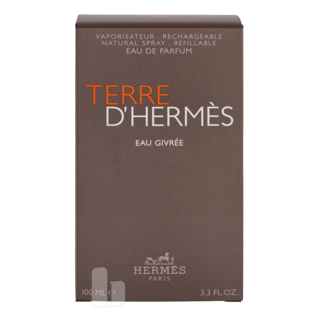 Produktbild för Hermes Terre D'Hermes Eau Givree Edp Spray 100 ml Herr