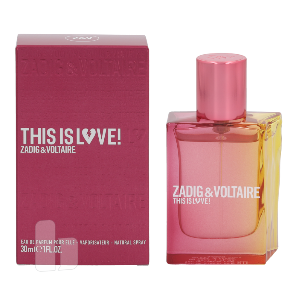 Produktbild för Zadig & Voltaire This Is Love! For Her Edp Spray 30 ml Dam