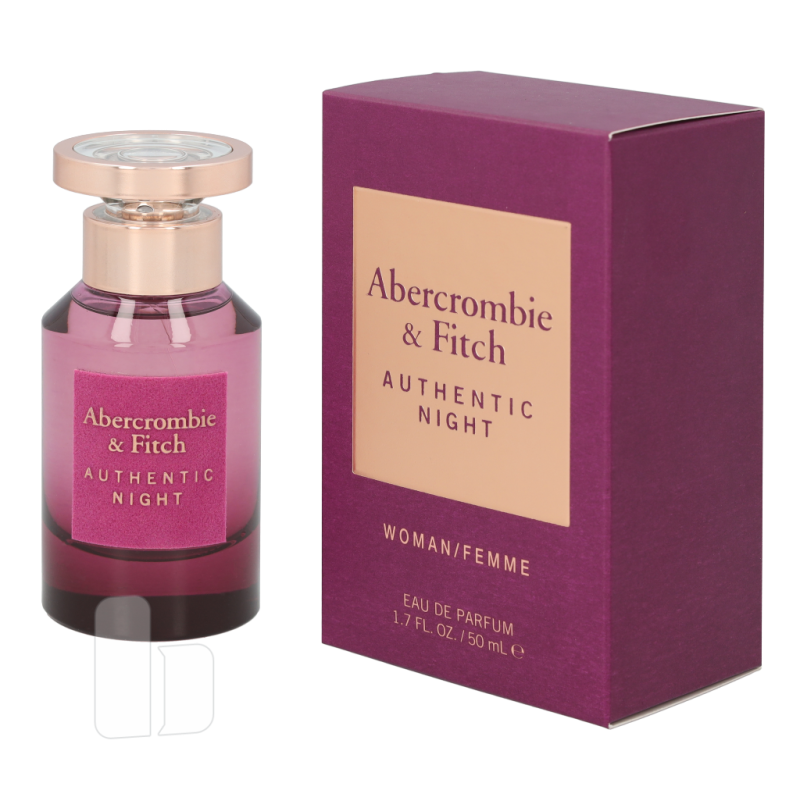 Produktbild för Abercrombie & Fitch Authentic Night Women Edp Spray