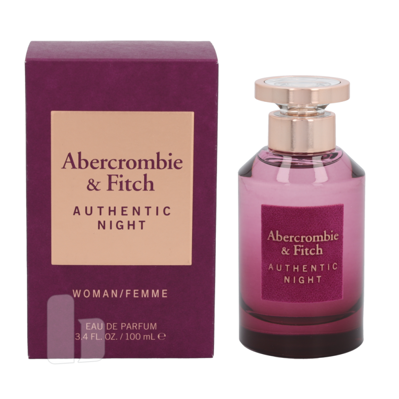 Produktbild för Abercrombie & Fitch Authentic Night Women Edp Spray