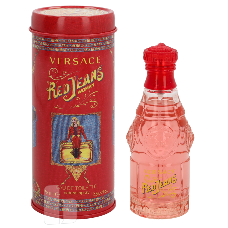 Produktbild för Versace Red Jeans Edt Spray