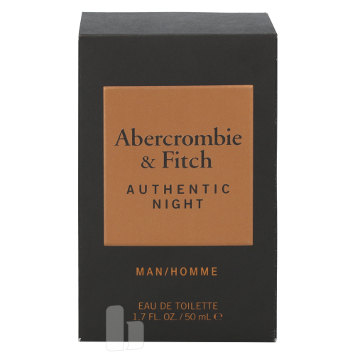 Abercrombie & Fitch Abercrombie & Fitch Authentic Night Men Edt Spray