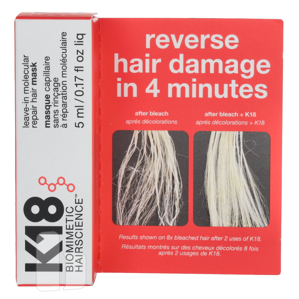 Produktbild för K18 Leave-In Molecular Repair Hair Mask 5 ml Unisex