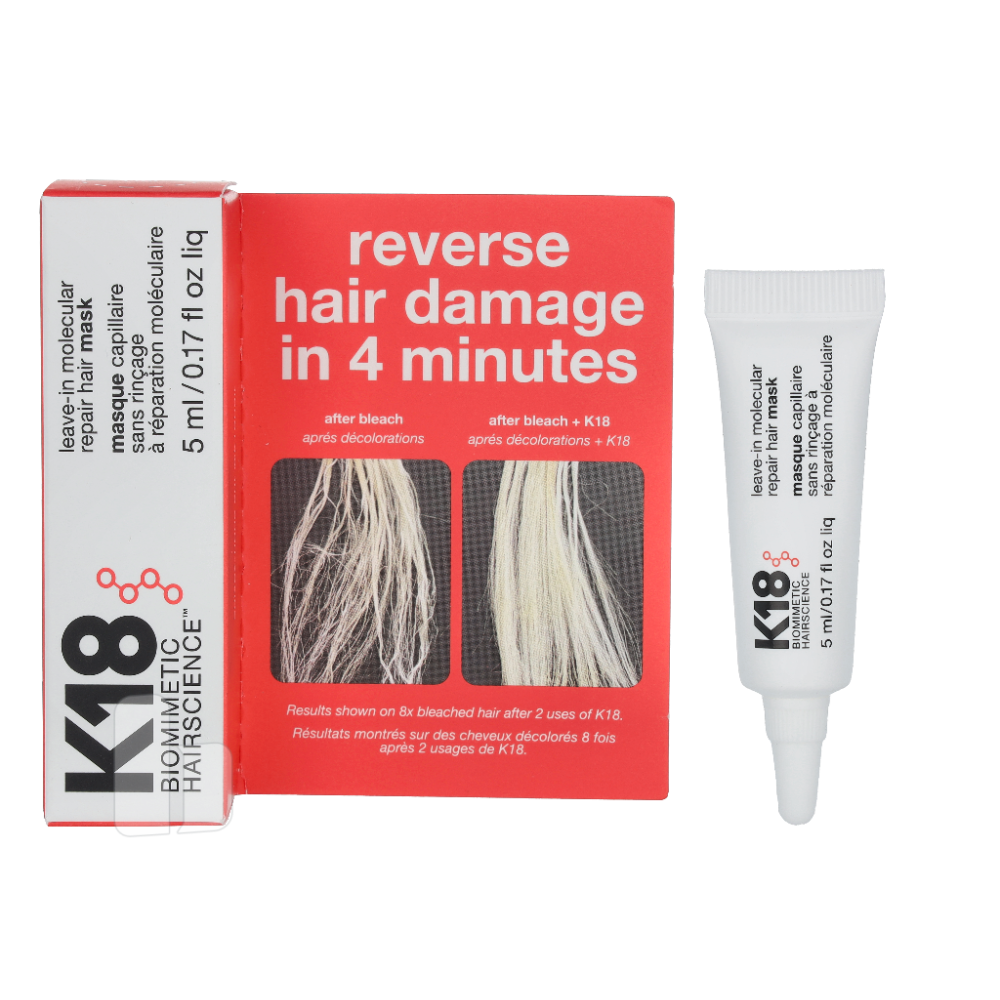 Produktbild för K18 Leave-In Molecular Repair Hair Mask 5 ml Unisex
