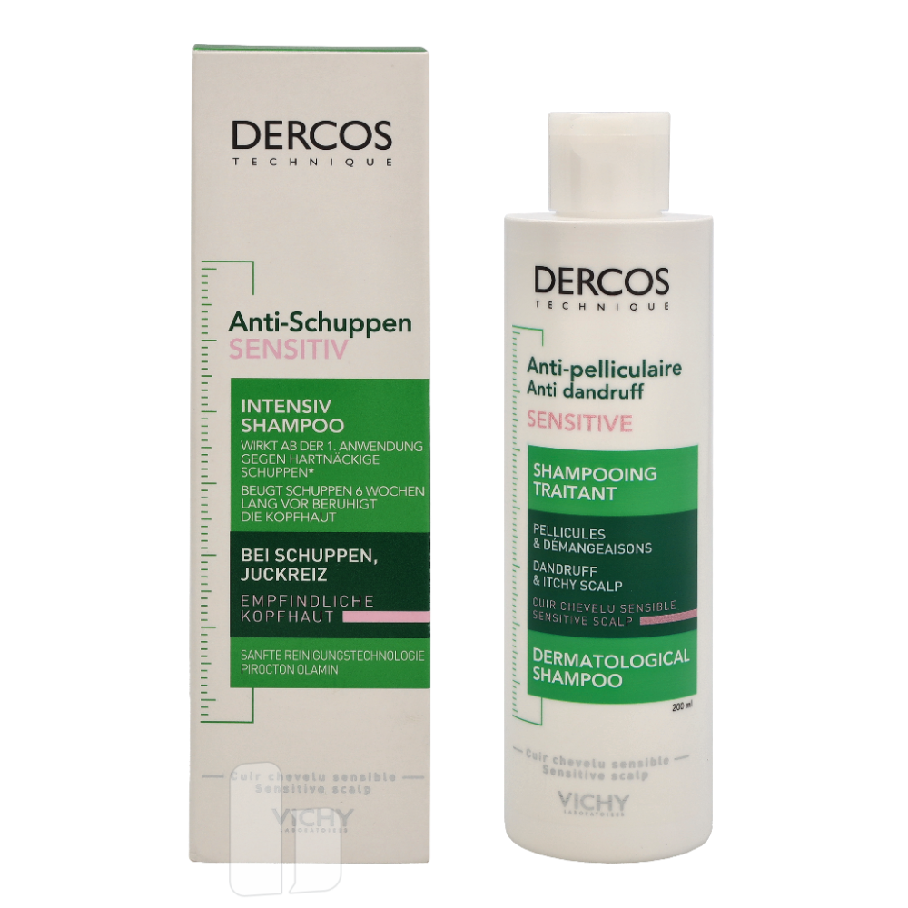 Produktbild för Vichy Dercos Anti-Dandruff Sulphate Free Shampoo 200 ml Dam