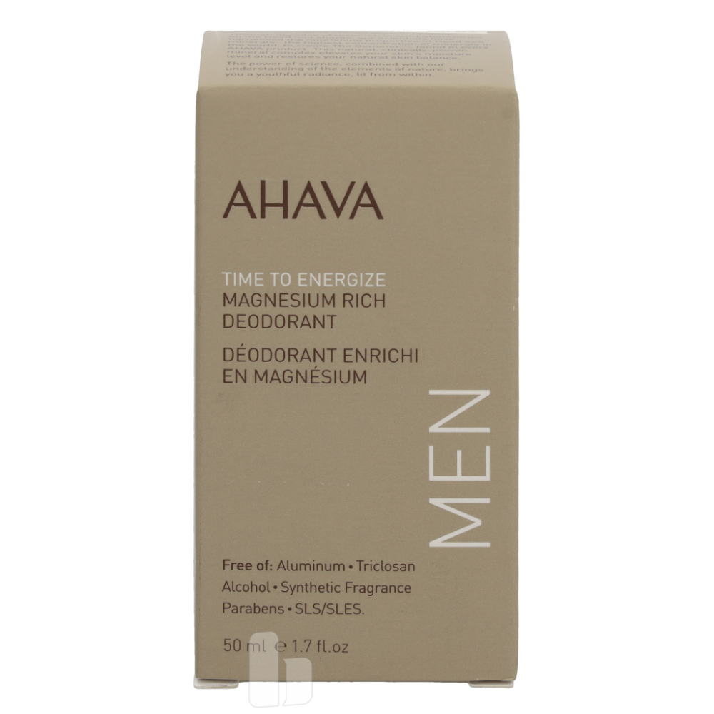 Produktbild för Ahava Men Roll-On Magnesium Rich Deodorant 50 ml Herr