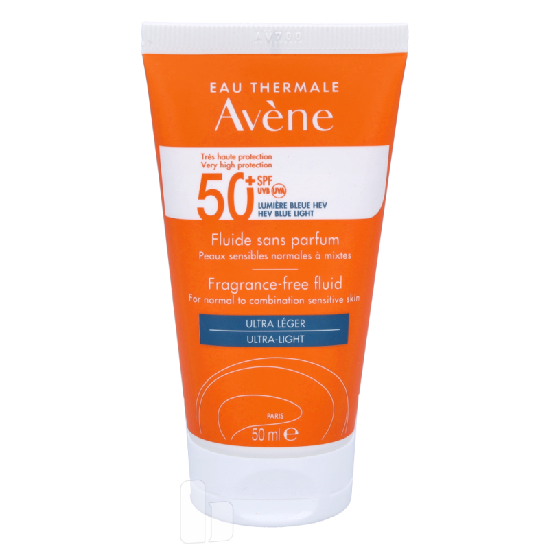 Produktbild för Avene High Protection Unscented Fluid SPF50+