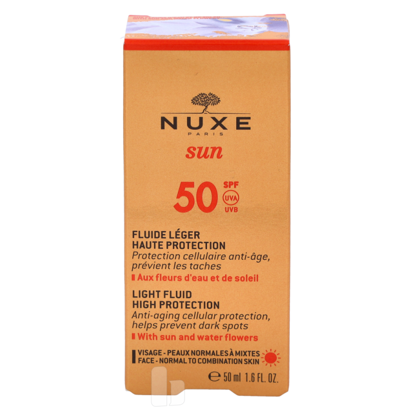 Produktbild för Nuxe Sun Tanning Oil High Protection SPF50