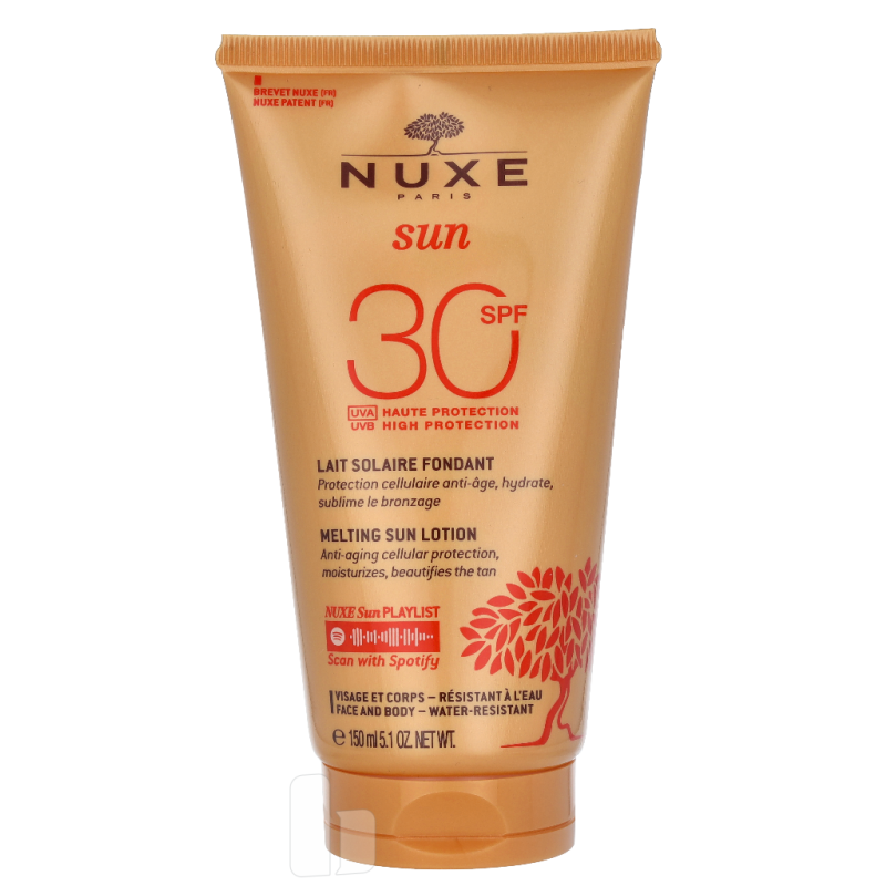 Produktbild för Nuxe Sun Delicious lotion High Protection SPF30