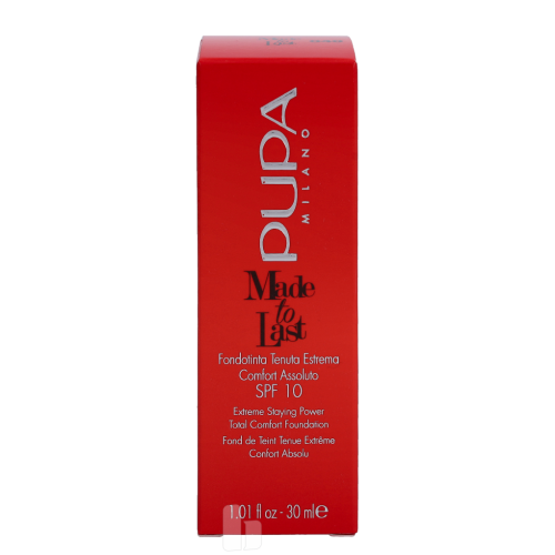 PUPA Milano Pupa Made To Last Total Comfort Foundation SPF10