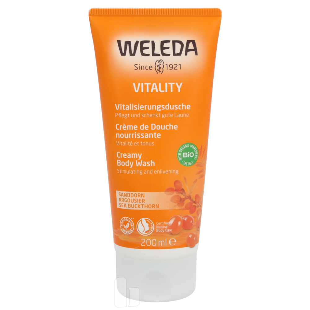 Produktbild för Weleda Vitality Creamy Body Wash 200 ml Dam