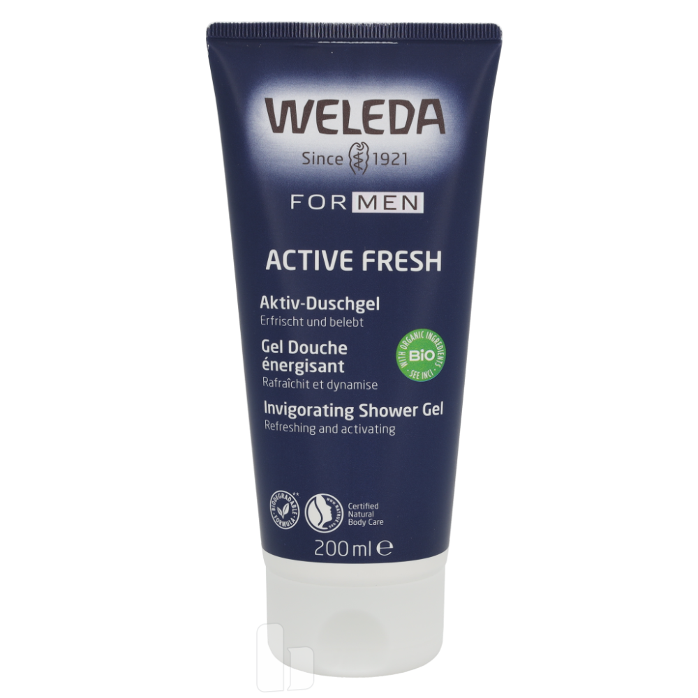 Produktbild för Weleda Men Active Fresh Invigorating Shower Gel 200 ml Herr