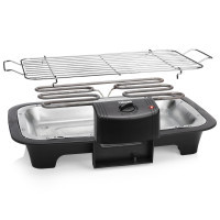 Produktbild för El-grill för bord BQ-2813 37X21cm   2000W