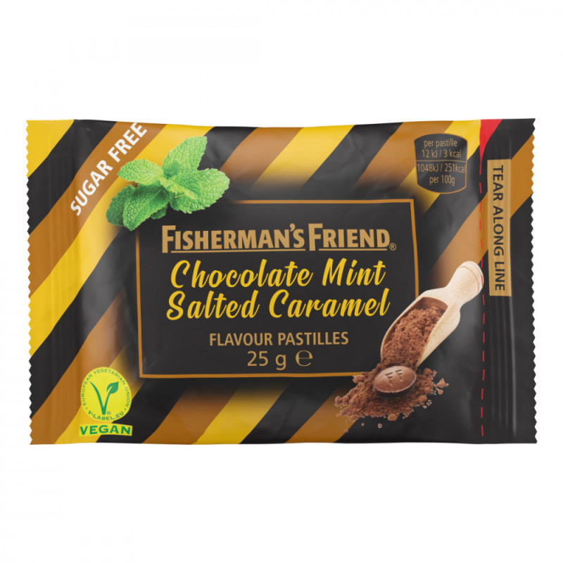 Produktbild för Chocolate Mint Salted Caramel Sockerfri 25g
