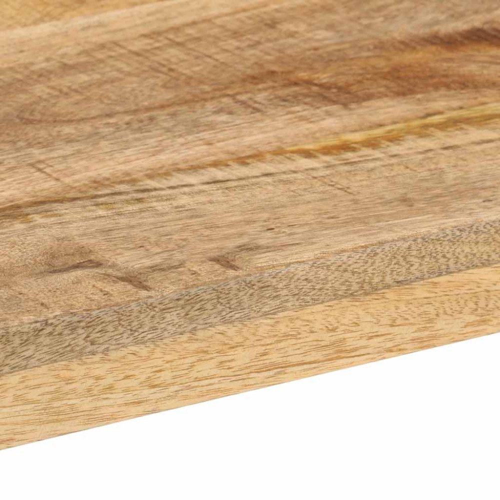 Produktbild för Avlastningsbord 110x35x76 cm massivt grovt mangoträ