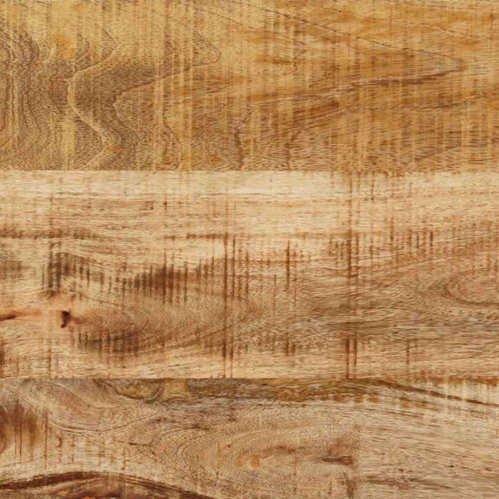Produktbild för Avlastningsbord 110x35x76 cm massivt grovt mangoträ