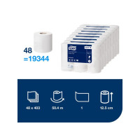 Produktbild för Toalettpapper TORK Uni T4 1-lag 6/fp