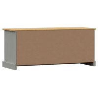 Produktbild för Skobänk VIGO grå 106x35x45 cm massiv furu
