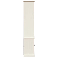 Produktbild för Bokhylla VIGO vit 85x35x170 cm massiv furu