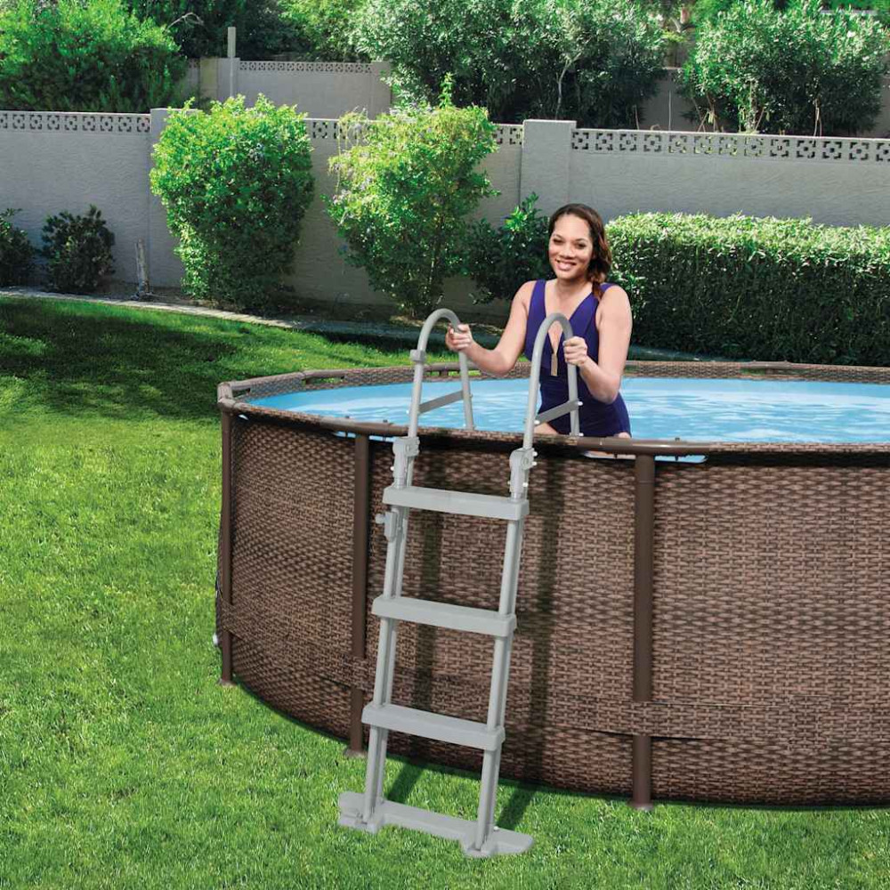 Produktbild för Bestway Poolstege Flowclear 4 steg 122 cm 58331