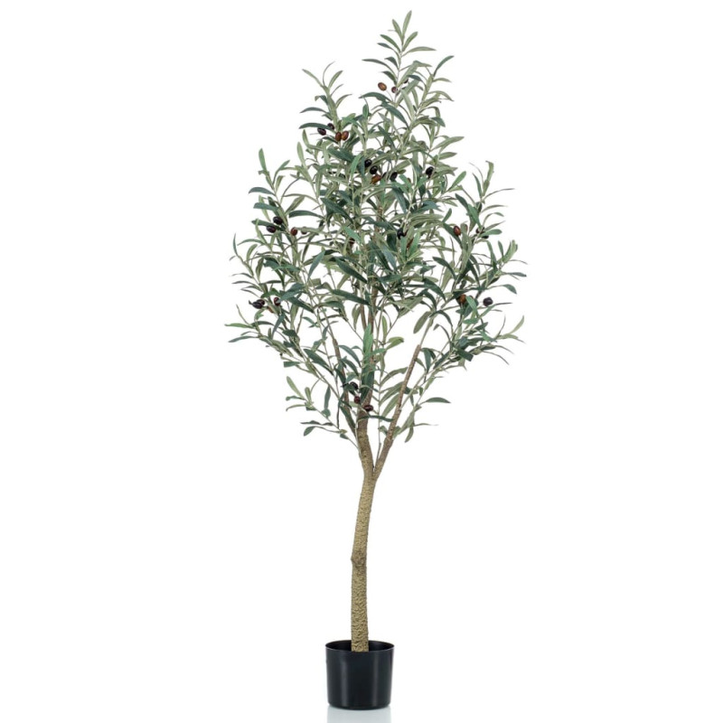 Produktbild för Emerald Konstväxt olivträd 140 cm i plastkruka