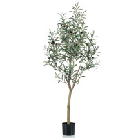 Miniatyr av produktbild för Emerald Konstväxt olivträd 140 cm i plastkruka