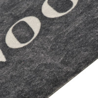 Produktbild för Köksmatta maskintvättbar cooking svart 60x300 cm sammet