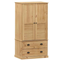 Produktbild för Klädskåp VIGO 90x55x170 cm massiv furu