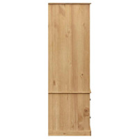 Produktbild för Klädskåp VIGO 90x55x170 cm massiv furu
