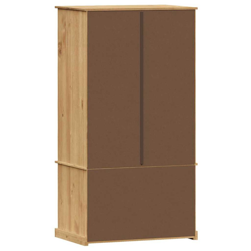 Produktbild för Klädskåp VIGO 90x55x170 cm massiv furu