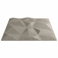 Produktbild för Väggpaneler 48 st betonggrå 50x50 cm XPS 12 m² diamant