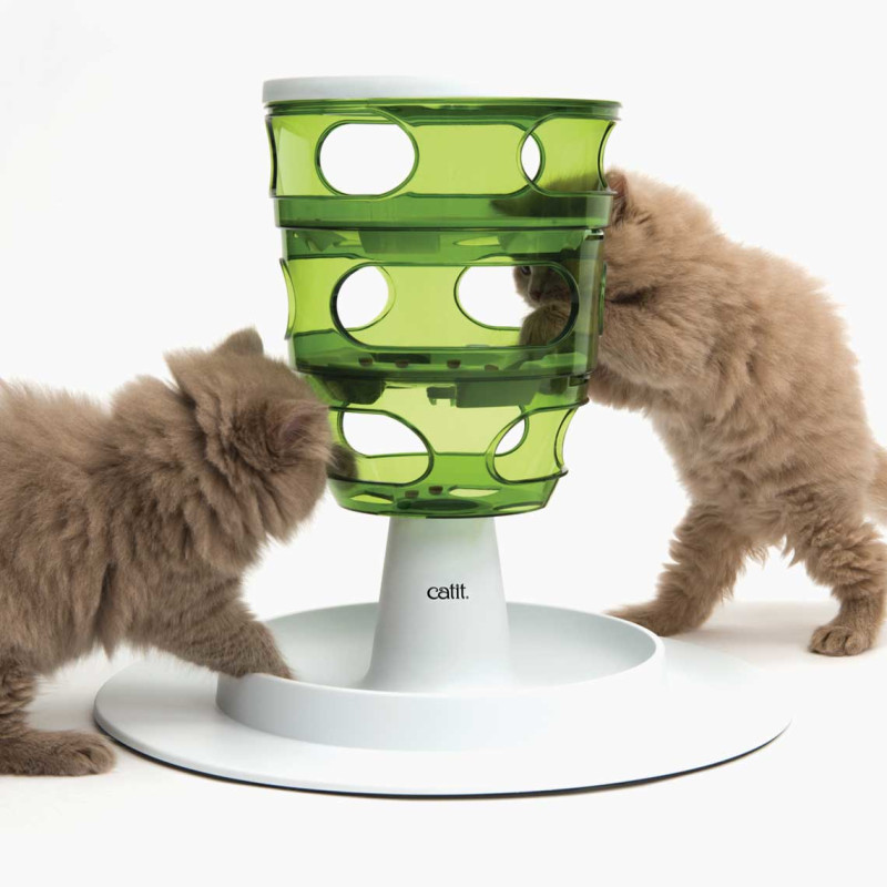 Produktbild för Catit 43156W Plast Grön, Vit CAT Automatisk foderautomat