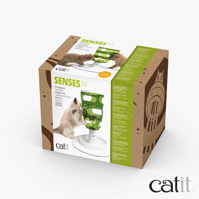 Produktbild för Catit 43156W Plast Grön, Vit CAT Automatisk foderautomat