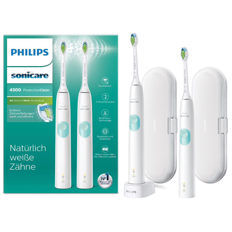 Produktbild för Philips Sonicare Inbyggd trycksensor elektrisk Sonic-tandborste